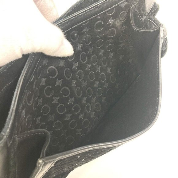 authentic CELINE CMacadam Shoulder one shoulder Hand Bag Suede / L - Picture 10 of 10